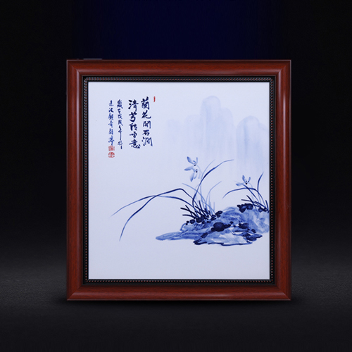 <b>陶瓷瓷板画色欲AV蜜桃一区二区三 兰花青花瓷瓷板画</b>